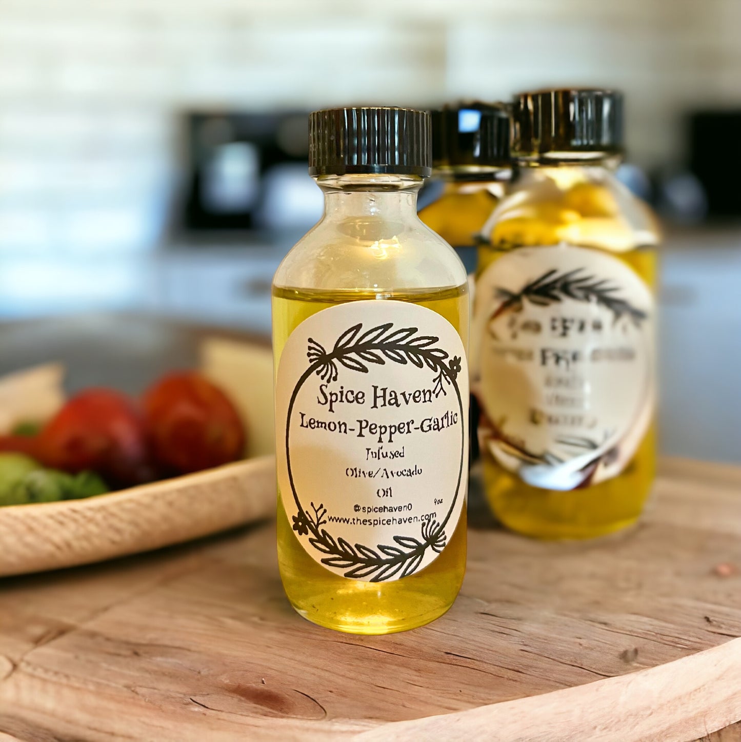 Lemon Pepper Garlic Infused Oil