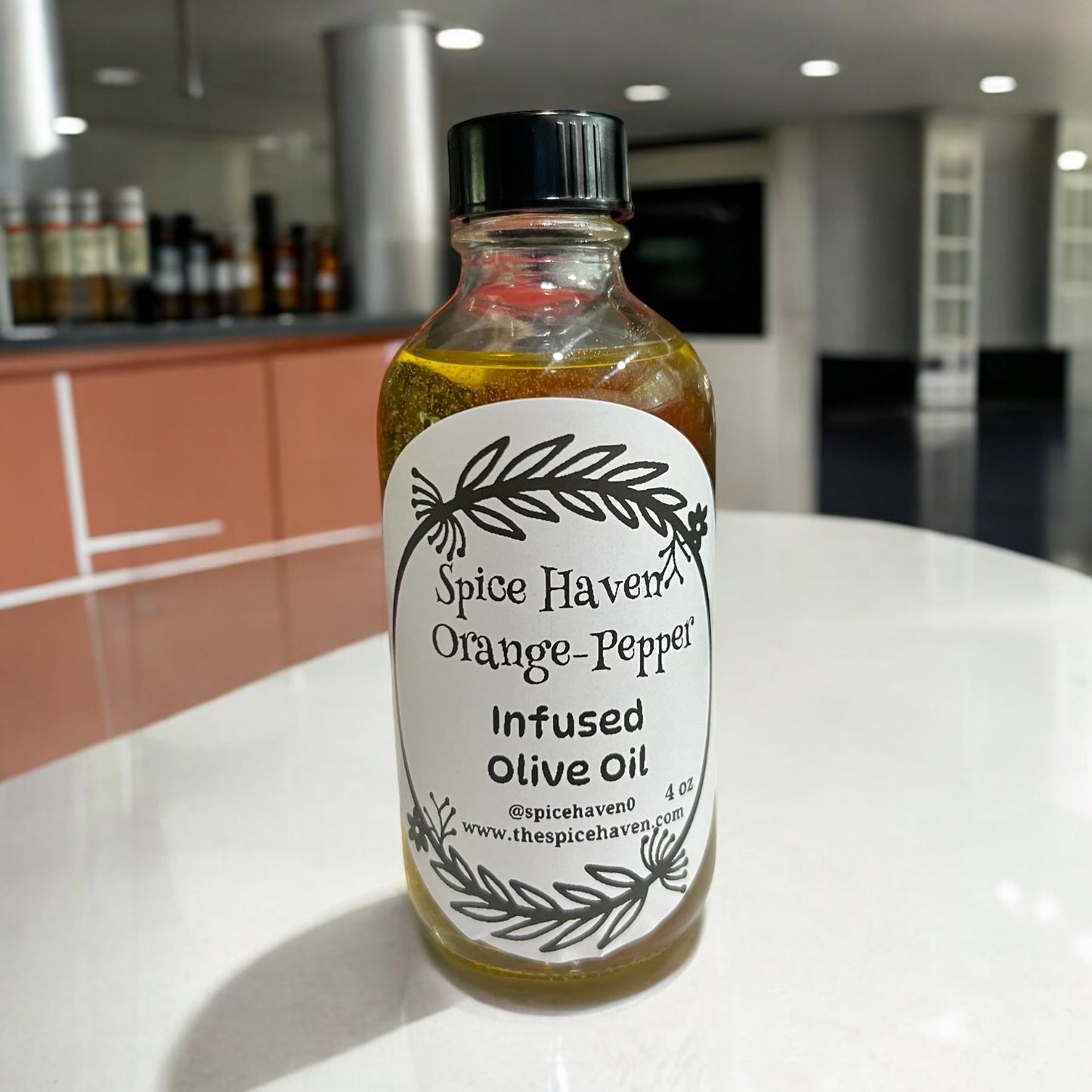 Orange Pepper Infused Olive Oil